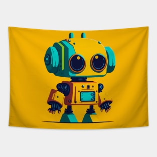 Cute Robot Tapestry