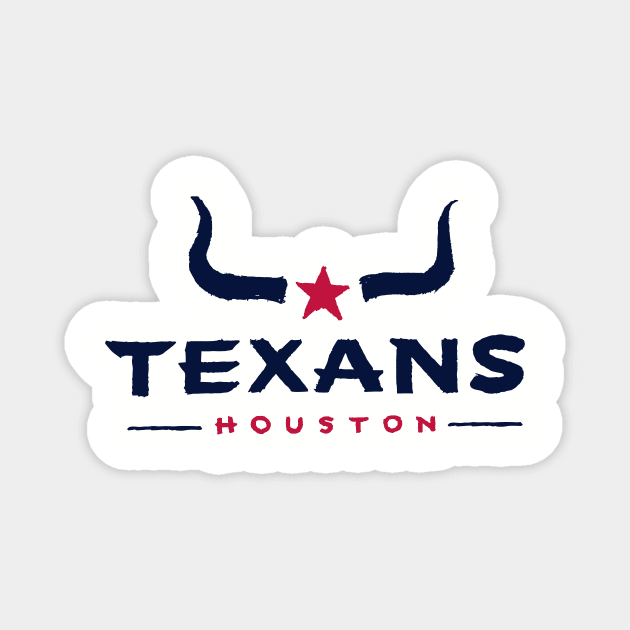 Houston Texaaaans 12 Magnet by Very Simple Graph