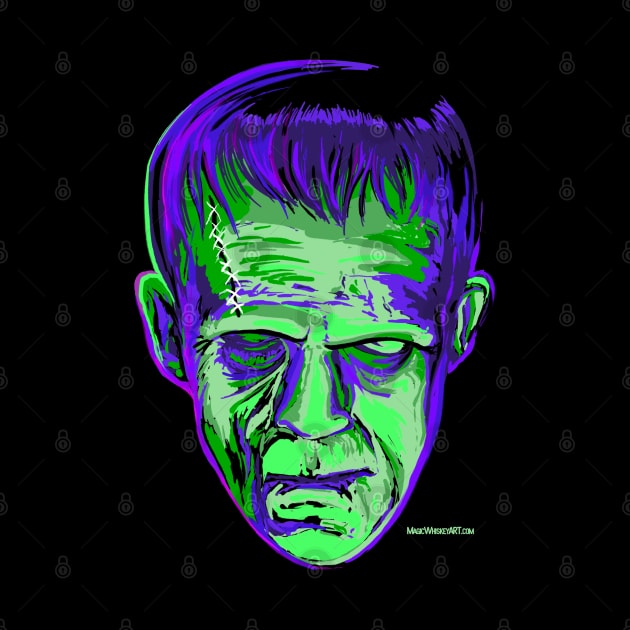 Psychedelic Frankenstein by Magic Whiskey ART