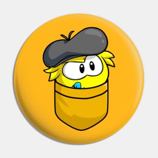 Yellow Puffle Pin