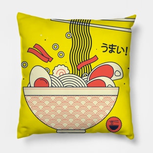 I Love Noodles Ramen Bowl Pillow