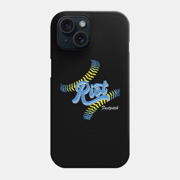 Riot logo laces angled Phone Case by Designs by T