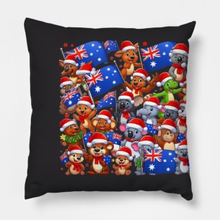 Australian happy Christmas Pillow