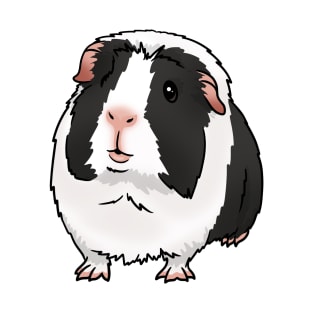 Black Dutch Crested Guinea Pig T-Shirt