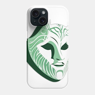 Mask Green Shadow Silhouette Anime Style Collection No. 350 Phone Case