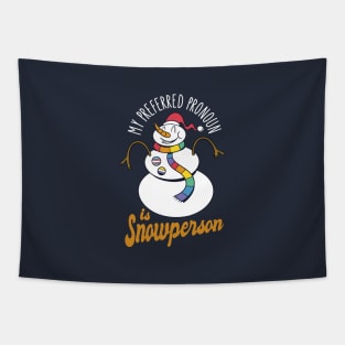 Snowperson Tapestry