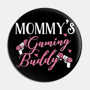 Gaming Mom and Baby Matching T-shirts Gift Pin