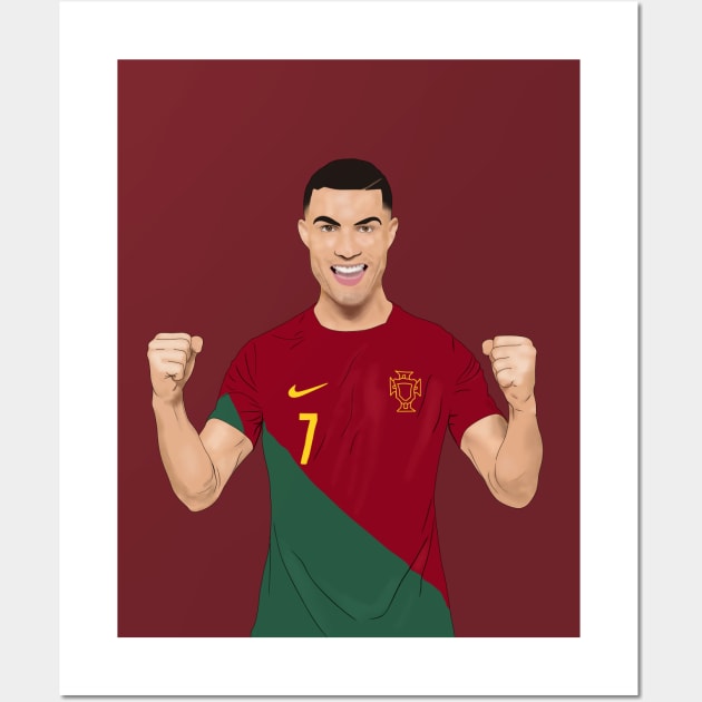 Cristiano Ronaldo 7 Portugal  Poster for Sale by Hevding