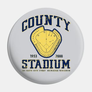 Milwaukee County Stadium Pin