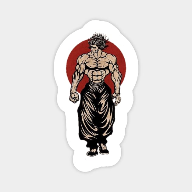 Yujiro. hanma Magnet by CH - B