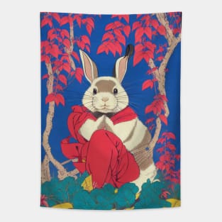 Autumn Rabbit Fall For You - Perfect Giant Rabbit Bunny Pet for the Season Tapestry