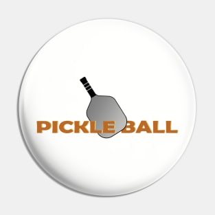 "Chopped" Pickleball Design Pin