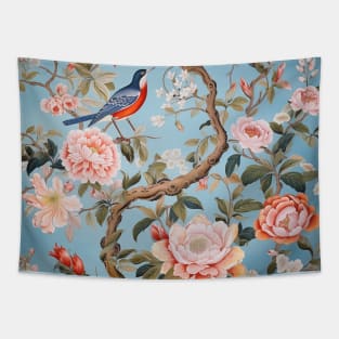 Coastal Chinoiserie II Tapestry