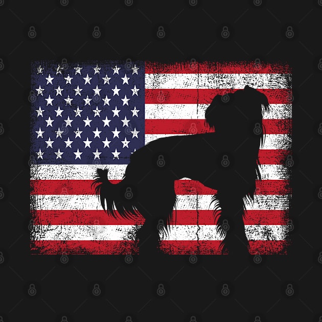 4th of July Chinese Crested usa Flag by AraichTees