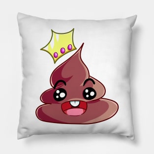 King Caca Pillow