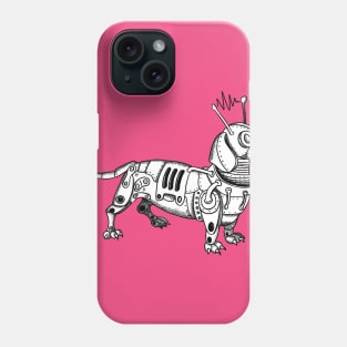 Daschund robot. Phone Case