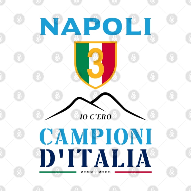 Napoli Champions Serie A 2022-2023 by Zakzouk-store