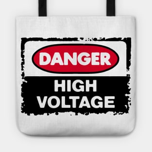 DANGER HIGH VOLTAGE Tote