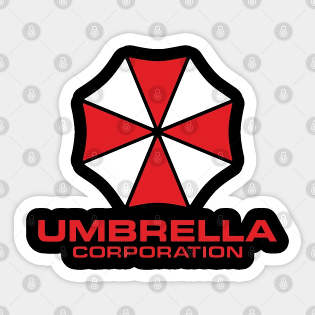 Umbrella Corporation Logo Sticker for Sale by asherdesign
