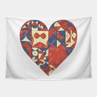 Geometric Love Tapestry