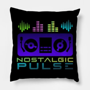 Vintage DJ - Bright design Pillow