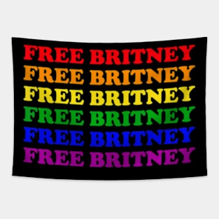 FreeBritney Free Britney  Pride Month LGBTQ Tapestry