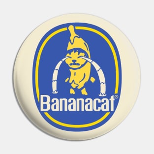 Banana Cat Meme | Sad | Banana Brand Sticker Pin