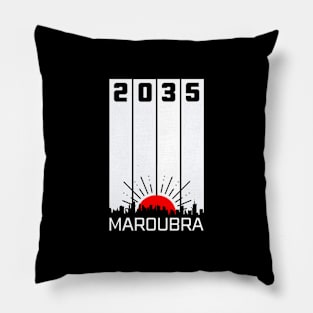 MAROUBRA 2035 - SUNSET SYDNEY SKYLINE Pillow