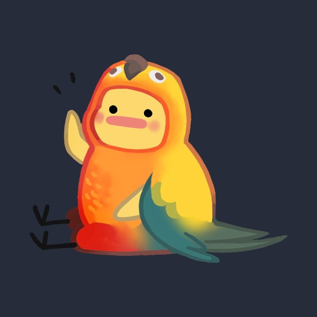 Sun Conure Costume Birdblob by Sabtastic