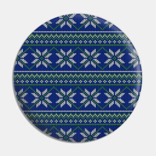 Fair Isle Knitting Pattern Pin