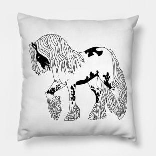 Tinker love horse pony Pillow