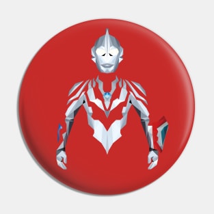 Ultraman Ribut (Low Poly Style) Pin