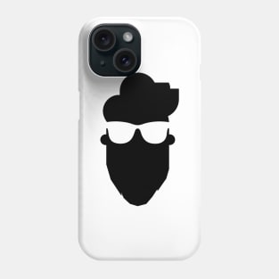 Beardedguy-BLK Phone Case