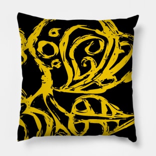 Golden Leaves of Autumn Pillow