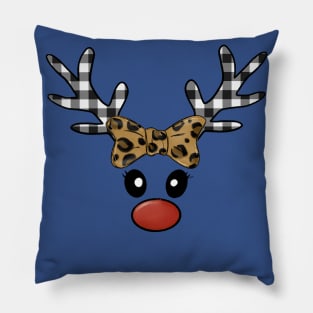 chrstmas reindeer Pillow