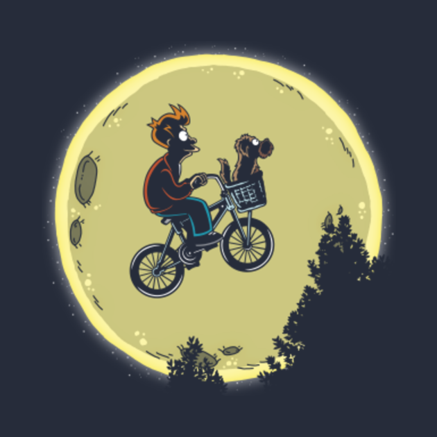 Bark Moon Futurama TShirt TeePublic