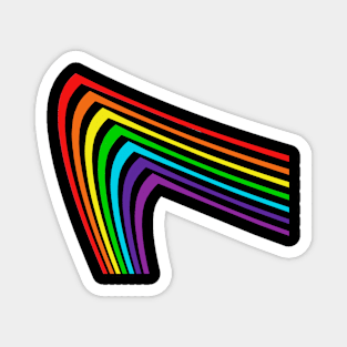 Rainbow stripes Magnet