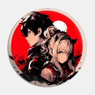 Cute couple, anime characters Pin