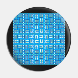 Blue abstract Pin