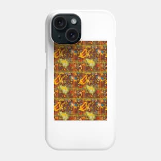 70s psychedelic plaid Phone Case