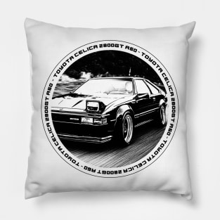 TOYOTA CELICA 2800GT A60 Black 'N White 4 Pillow