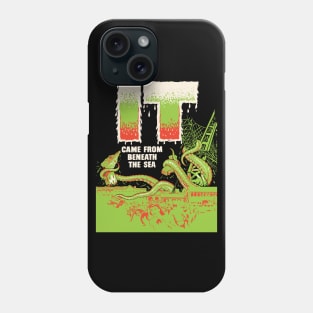 It Came From Beneath the Sea )( Cult Classic Horror Sci Fi Fan Art Phone Case