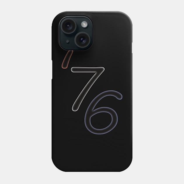 Neon 1776 Phone Case by ATG Designs