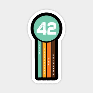 42.The hitchhikers // guide to the galaxy Magnet