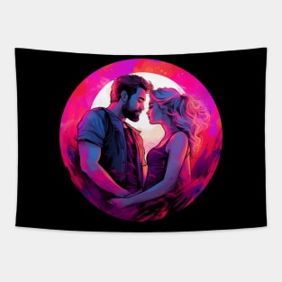 Valentine day couple love Tapestry