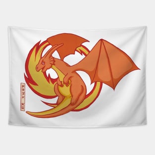 Fire Dragon Tapestry