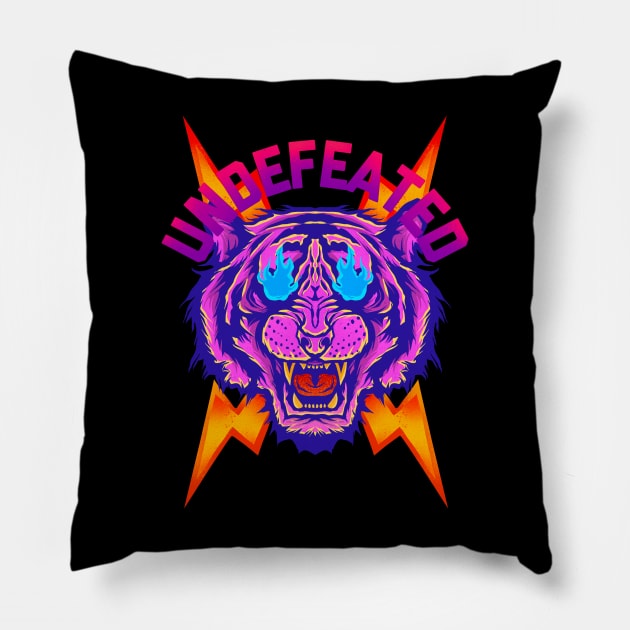 Undefeated Pillow by Strawberryjamstudio