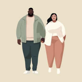 Plus size couple T-Shirt