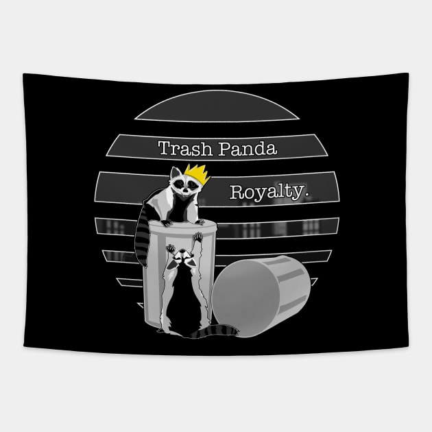 Trash Panda Royalty Tapestry by marlus79