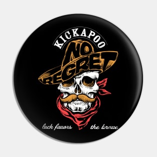 Kickapoo Gambler Casino Skull Pin